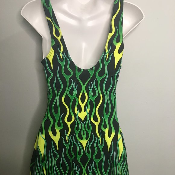 Retro Vintage - (1)Piece Green/Black Suit -Item#86 - Picture 6 of 9